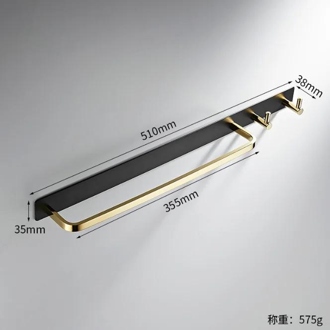 Nordic bathroom hook new towel rack copper bathroom towel rack minimalist design