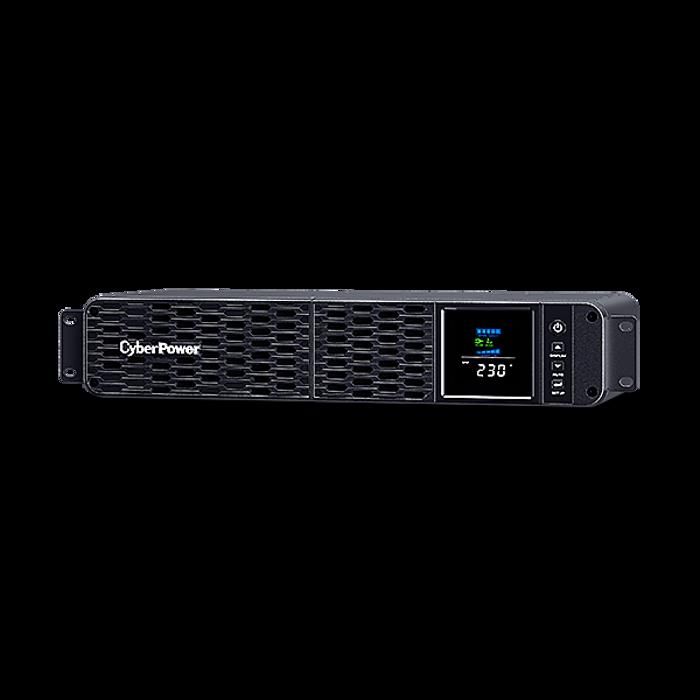 Système d'ASI - CYBERPOWER - CP1200EIPFCRM2U - 1200VA - 720W - Protection LCD