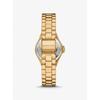 Michael Kors Mini Lennox Animal Pavé Gold-Tone Watch MK7394