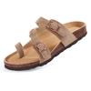 Fashion Shevalues Casual Women's Slippers Fashion Outdoor Sandals Flat Bottom Cork Slides Non-slip Women Sandals With Adjustable Buckle