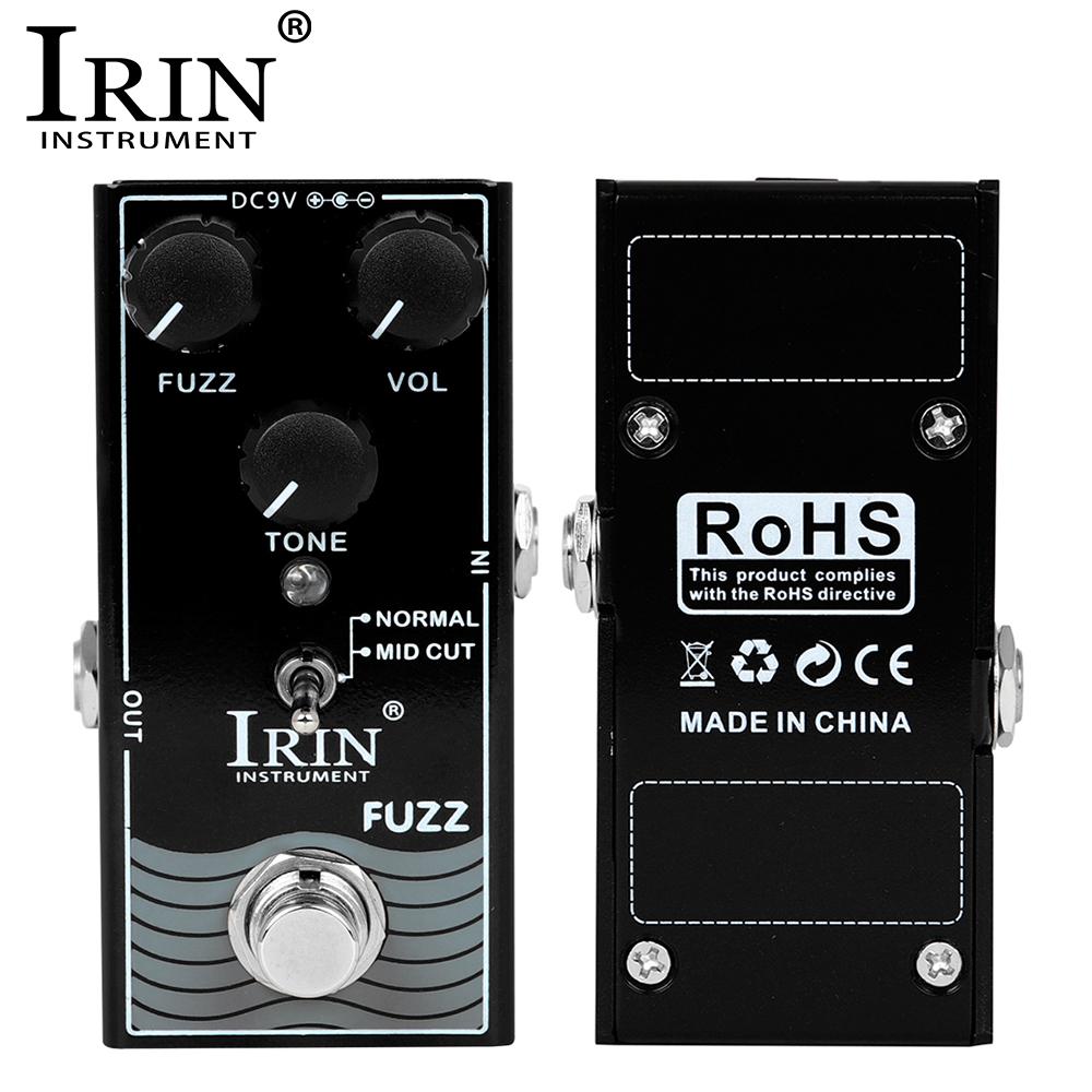 IRIN RF-11 FUZZ Guitar Effect Pedal Metal Shell Electric Guitar Fuzz Effect Pedal True Bypass Guitar Parts & Accessories