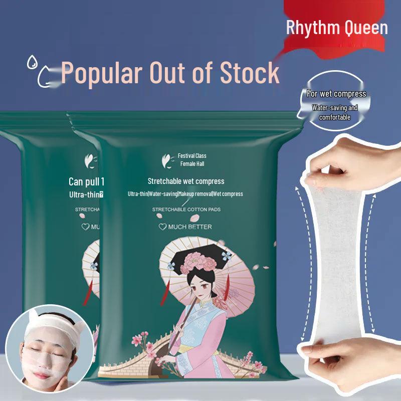 TikTok Trending Stretchable Wet Compress Cotton Face Mask
