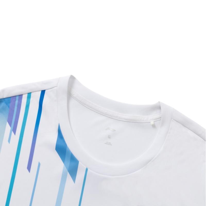 Li Ning Badminton Jerseys Unisex Crew Neck Thin AATV061-1