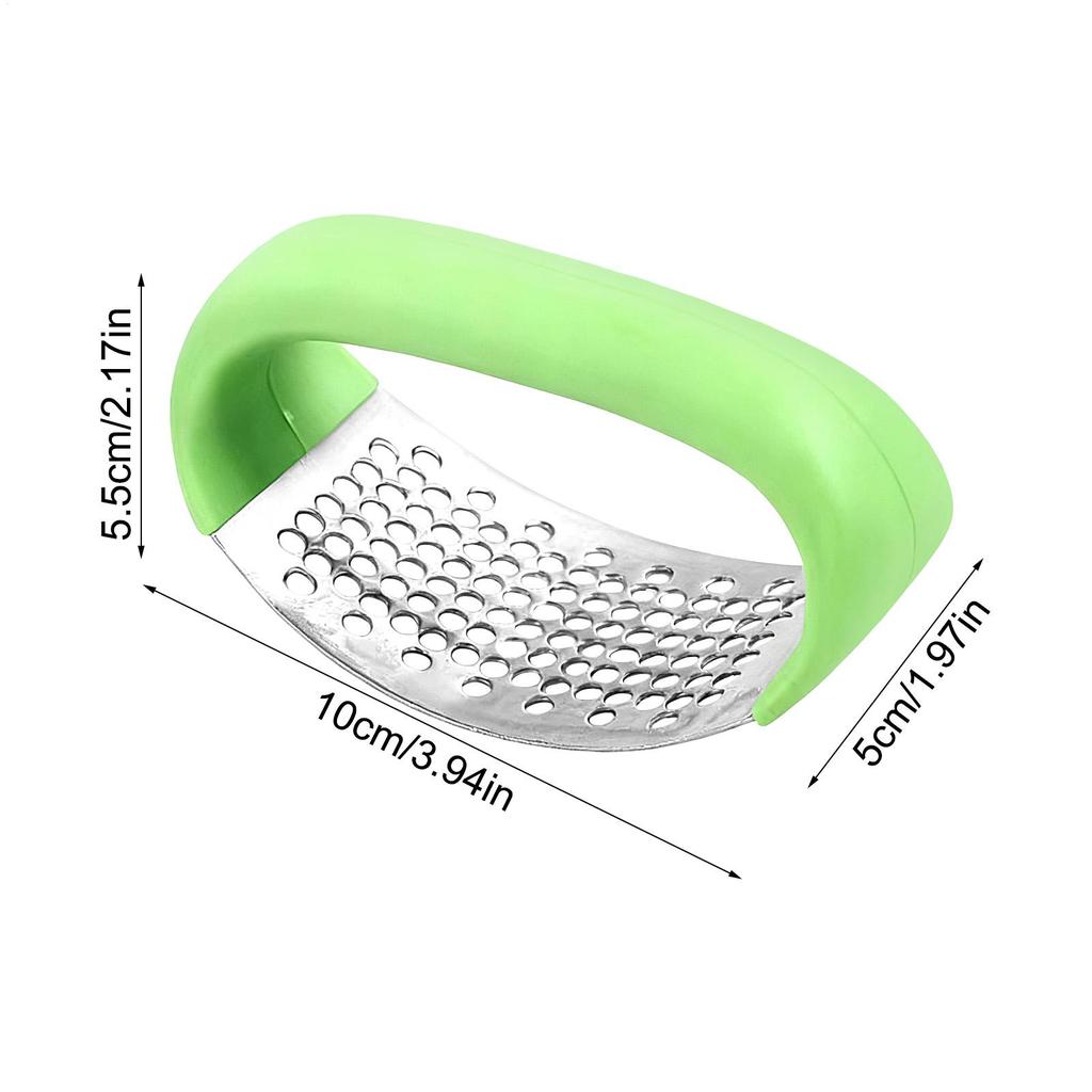 Stainless Steel Garlic Press Crusher Manual Garlic Chopper Garlic Chopping Tools Fruits Vegetables Home Kitchen Gadget