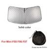 Car Front Window UV Sunshade Cover For MINI F65 F66 R56 R55 R57 R60 R61 F54 F55 F56 F60 J01 J05 U25 Auto Protection Accessories