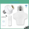 Soquete de Luz Inteligente Wifi E26 E27 Com Controle Remoto Para Automação Residencial