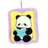 Odorless Cartoon Panda Kitchen Hand Towel - Soft, Cute, Coral Fleece Wipe Cloth for Kids
