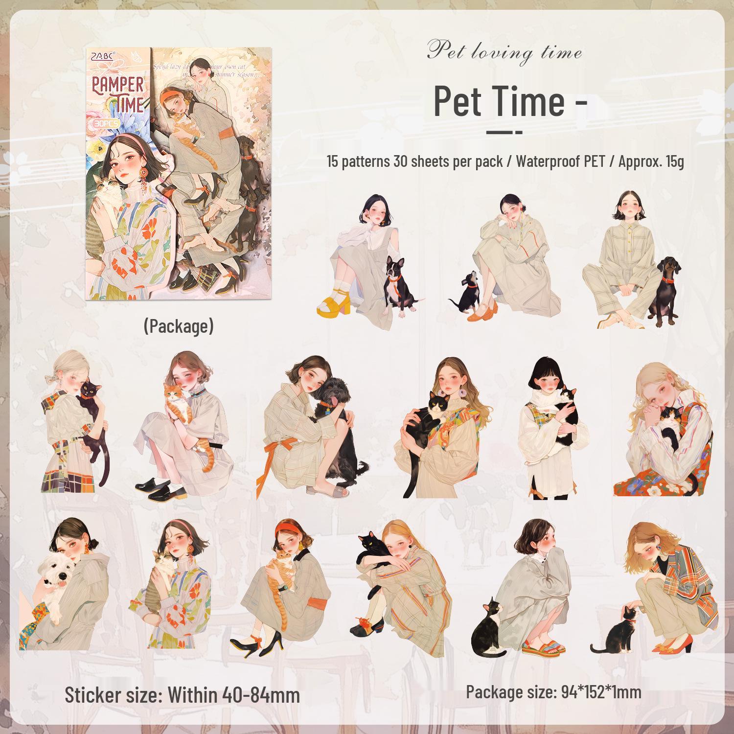 Yue Zhen Life Fragments Sticker Pack: Planner, Children s, Cross-Border Decals