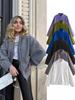 Damen Y2K Dunkle Schnalle Lockere Freizeitjacke - Europäischer & Amerikanischer Frühling/Herbst Stil