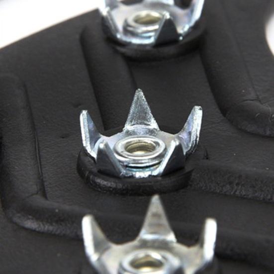 1 Pair Ice Cleats Shoes Crampons with 10 Steel Studs Men Women Winter Outdoor Walking Ice
