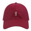 Fashion Hat 2011 Small Letter Embroidered Versatile Baseball Hat Casual Thin Breathable Face-Enhancing Couple Baseball Tongue Hat