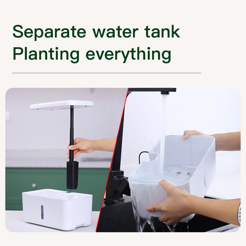 Oliz Z223 Smart Garden Home Indoor 8  Planting Position Vegetable Planters  Self Watering Flower Pot