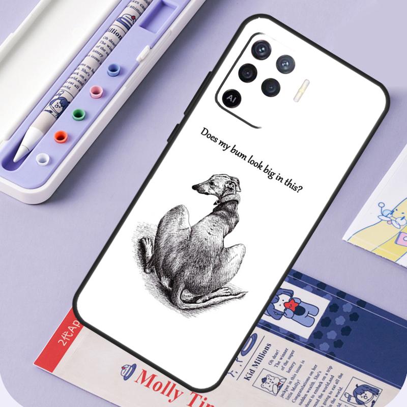 Galgo Greyhound Dog For Oppo A40 A60 A80 A94 A74 A54 A15 A18 A38 A58 A78 A98 A16 A76 A96 A57 A17 A77 A5 Pro Case