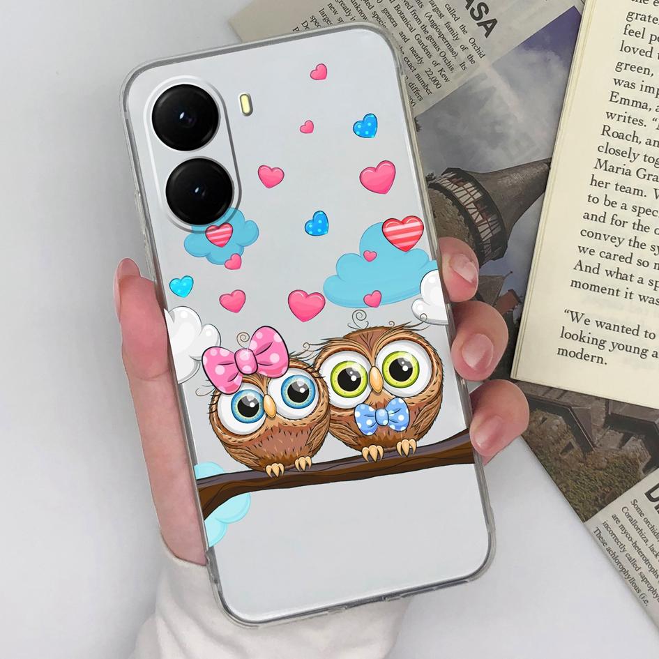 Cases For Xaimo Poco F4 X7 X6 X5 X4 X3 M5 M6 M7 14T 15 Pro Plus Beautiful Girls Pattern Transparent Silicone Camera Protection Housing For Xiaomi Capa