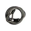 Anti-Theft Bike Lock Cable Flexible Double Loops Cycling Strong Steel Cable Multipurpose Vinyl Coated Steel Wire Braided Rope