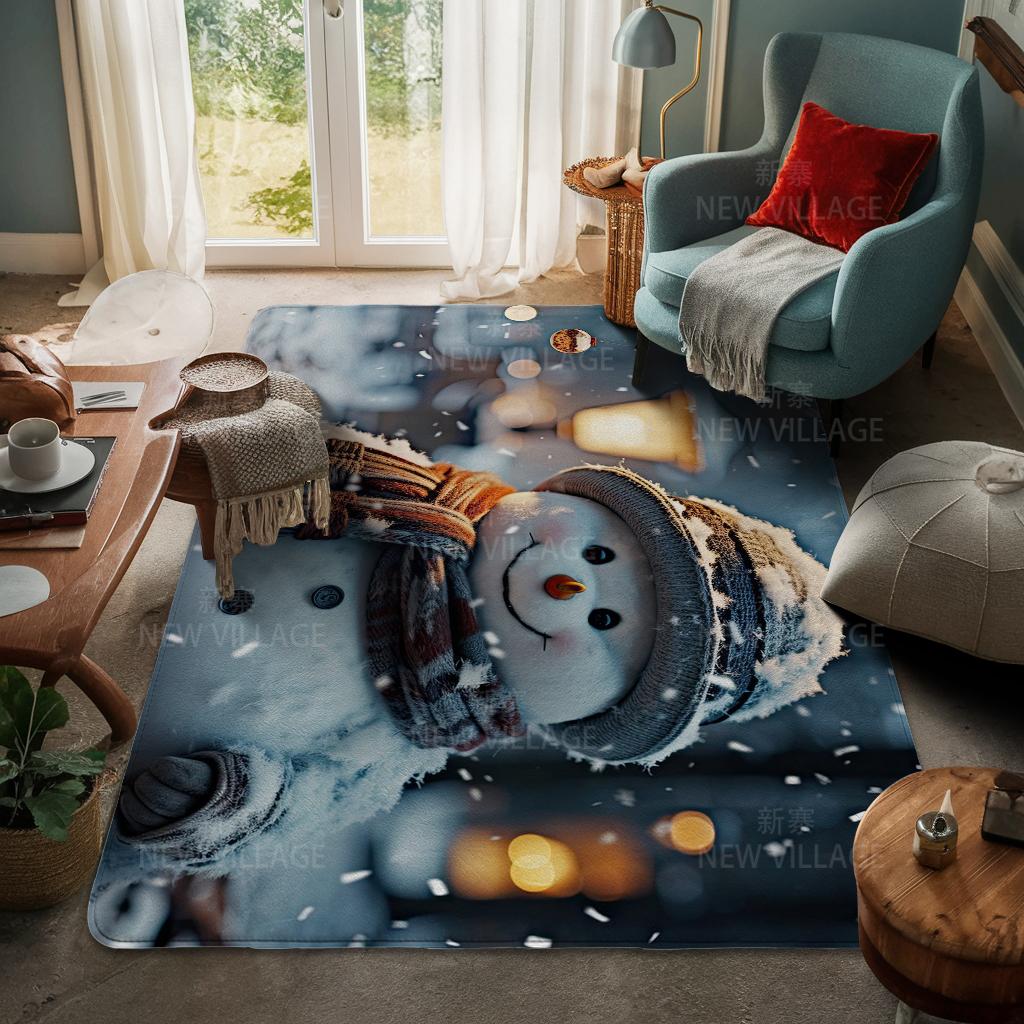 Koberec ke vchodu do domu Rohožka ke dveřím do domu Obývací pokoj Vana Koupelna Protiskluzové koberce s absorpcí vody vana Veselé Vánoce zima