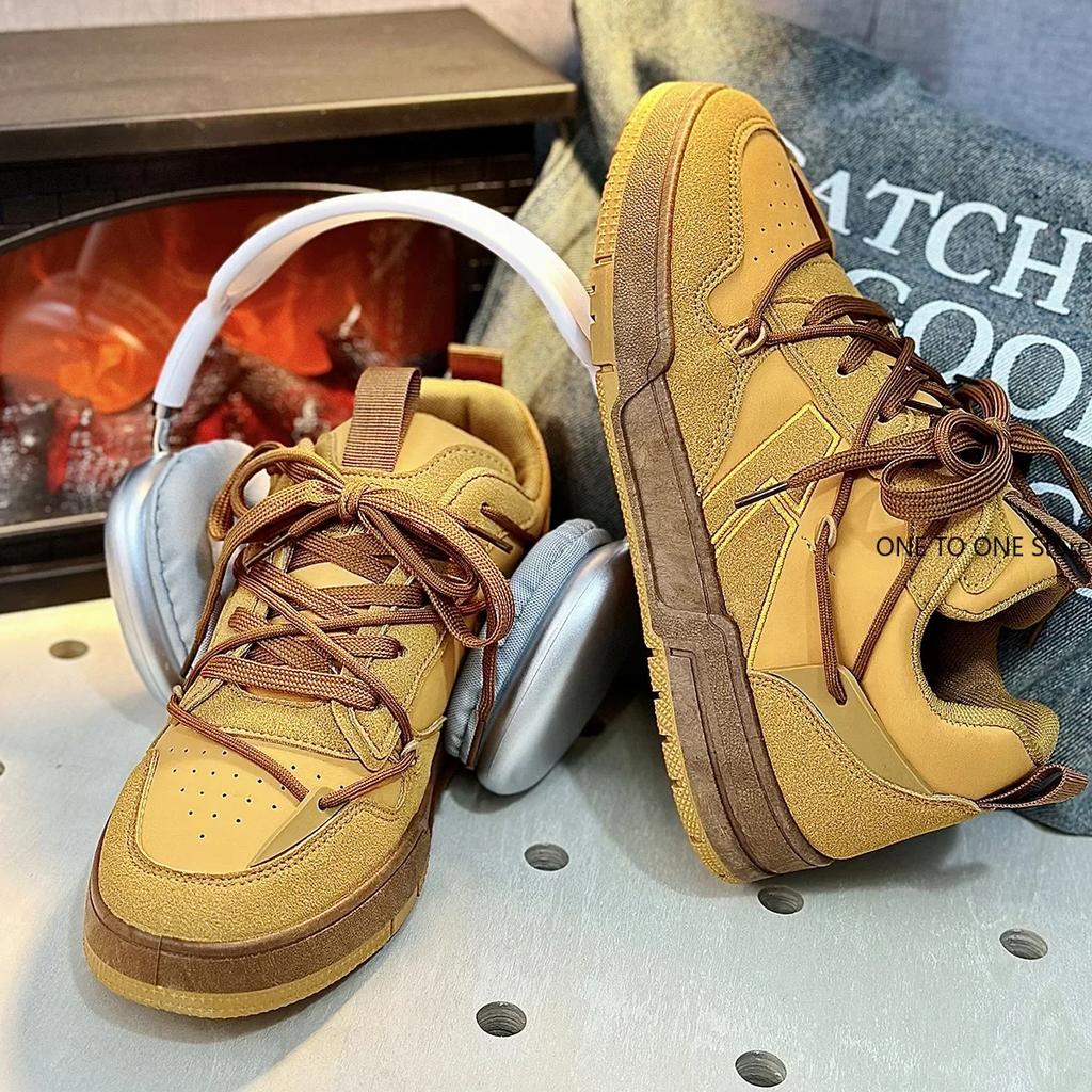 Fashion Men's White Air Cushion Shoes Fashion Novel Retro Casual Wear Comfortable Sports Shoes Sneakers Men Tenis Para Hombre zapatillas