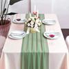 Chiffon Chiffon Table Runner Solid Color Wedding Table Runner  Bridal Shower