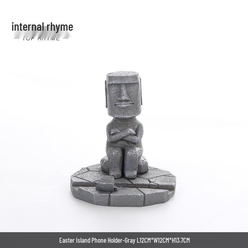 Nordic Resin Easter Island Statue Decor for Living Room TV Cabinet