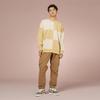 Vans Colorblock Schachbrett Rundhals Pullover Sweatshirt Unisex Oberteile Terrakotta VN000BYQYUU