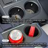 for Xpeng G9 2025 2025 Cup Holder Storage Box Shock-Absorbing Central Armrest Cup Tray TPE Tidying