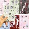 8 Styles of Youthful Girl Stickers for Waterproof Diary Hand Stickers Gu Card Stickers DIY Decorative Stickers Ins Stickers