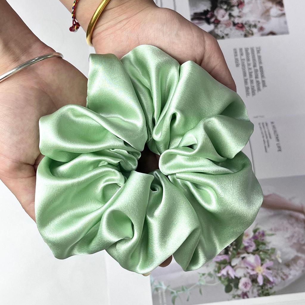 7cm Large Mulberry Silk Scrunchies - Luxury Hair Ties & Accessories