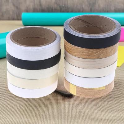 10mx2cm Glossy PVC Edge Band with Pre-attached Glue for Wood Furniture, Kitchen, Wardrobe and Desk Finishing