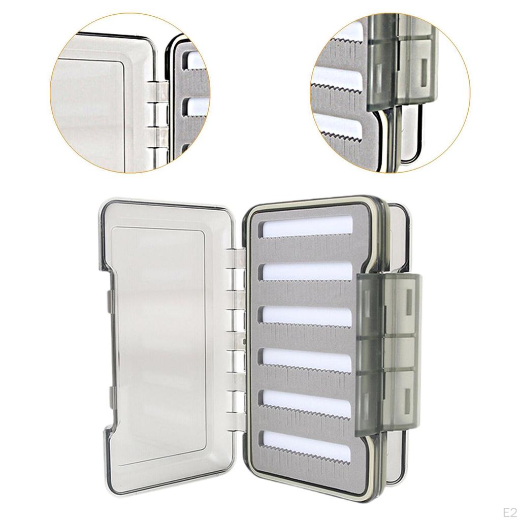 Fly Fishing Box Lure Baits Case Lightweight Waterproof Tackle