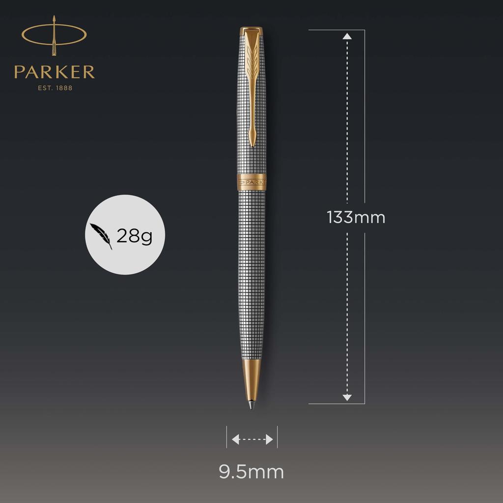 PARKER Sonnet Premium Shizzle GT Ballpoint Medium Gift Officially Product Number 1931492 Pen, Nib, Oil-Based, Boxed, Imported,