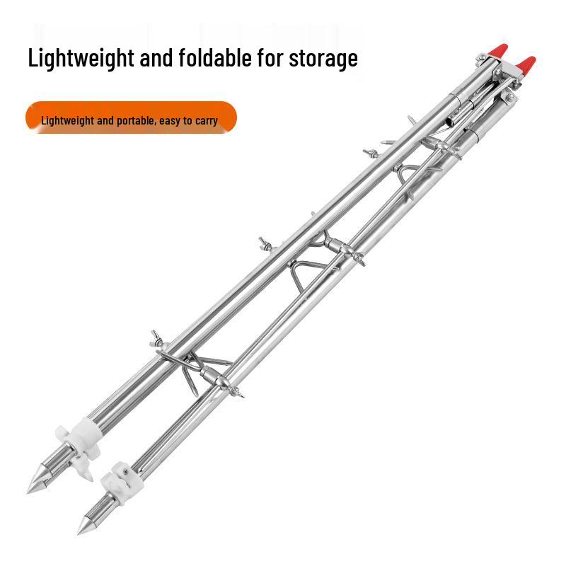 Stainless Steel Multifunctional Surf Rod Stand with Large Capacity