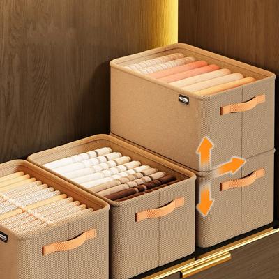 Tlustší organizér na oblečení Kalhoty Svetr Úložné skříňky Zásuvky Organizér Džíny Úložný box Organizéry pro ukládání šatů
