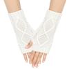 Knitted Crochet Fingerless Gloves Soft Warm Knit Mittens Fashion Typing Gloves  Cold Weather