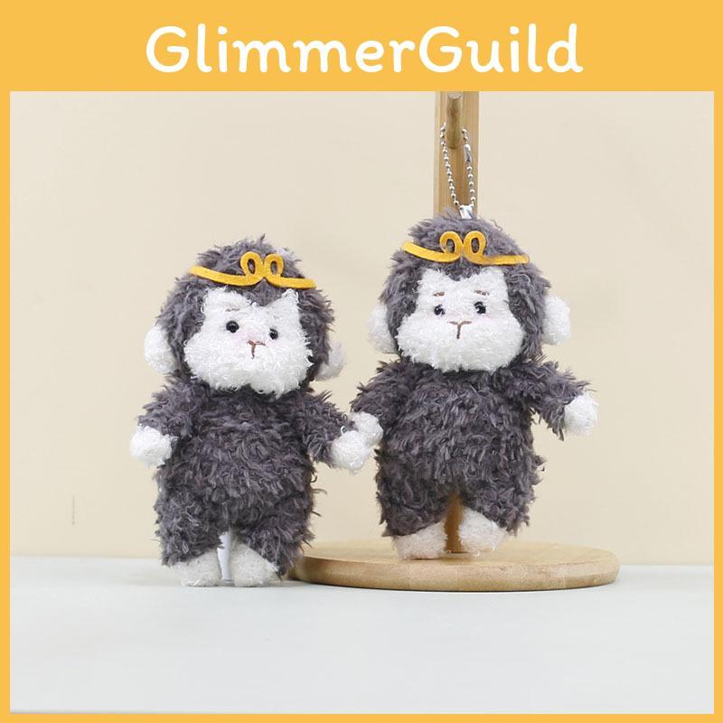 Adorable Cute Monkey Plush Toy Keychain Doll For Bags And Backpacks 16cm Size