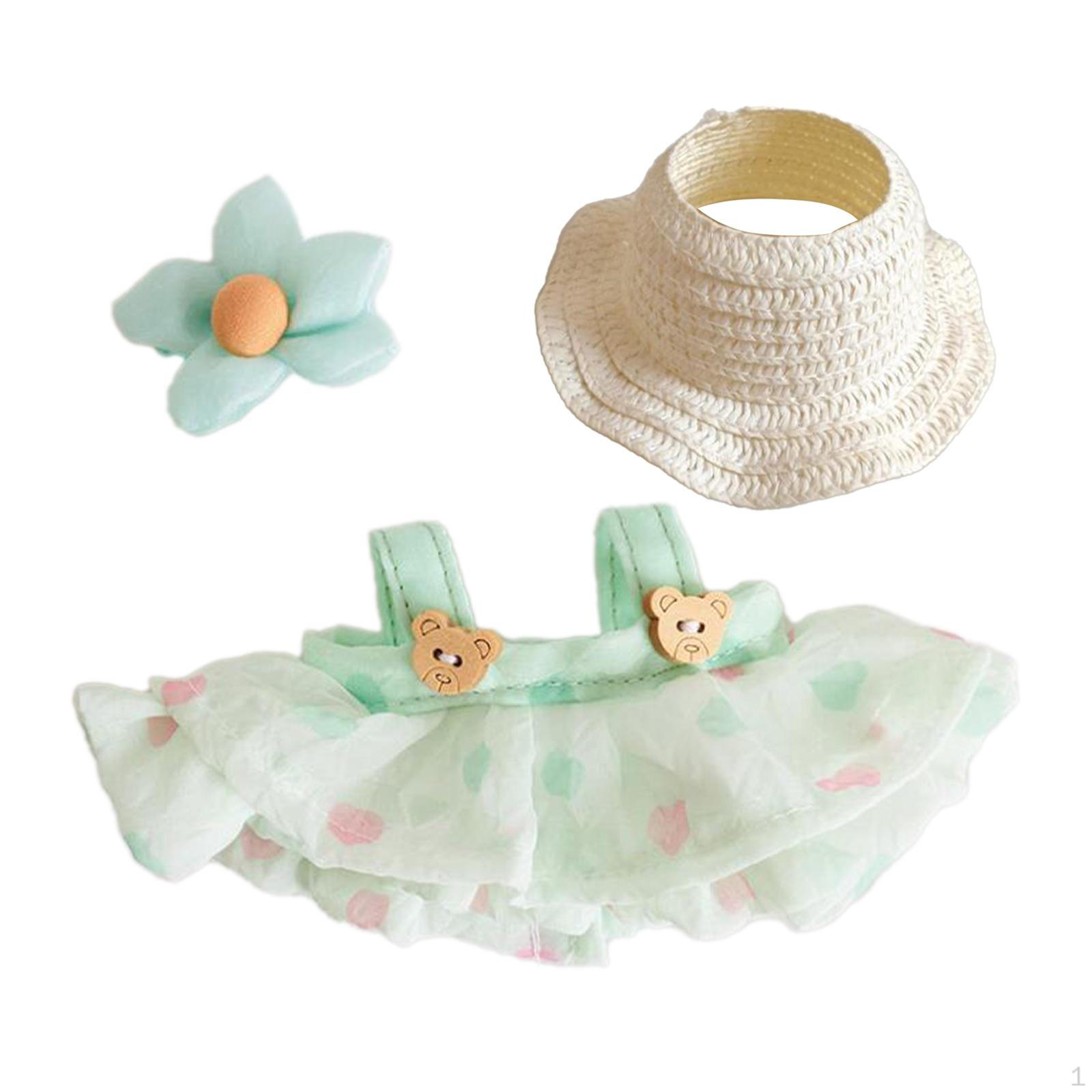 

3x Платье для куклы Милое косплей кукольная одежда для 15-17см DIY Девочка Style B