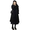 Women's Mid-Length Maoni Coat: 2025 Winter Korean Style, Thickened Slimming Over-the-Knee Woolen Coat