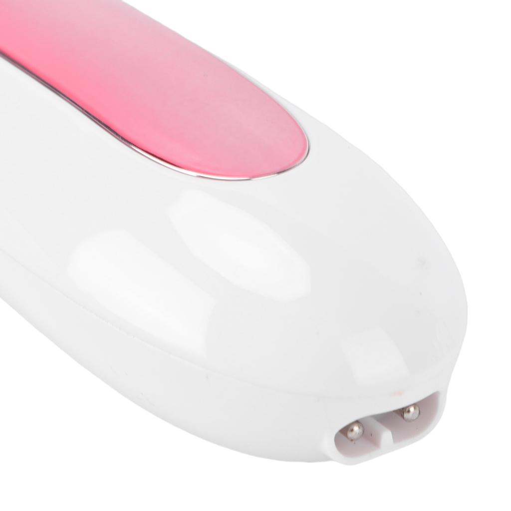 5 In 1 Hair Removal Epilator Face Massager Pedicure Tool Cleaning Brush Epilator for Women for Wet Dry Shaving Light Pink