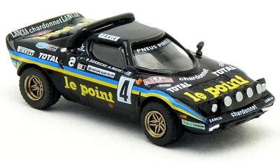 Brekina Scale HO Scale Lancia Stratos HF Rally 1981 BREKINA Stratos HF Le Point Diecast Car 1/87 #4