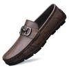 Fashion Men's Genuine Leather Loafers Slip-On Casual Shoes Comfortable Soft Sole Classic Driving Moccasins for Men Business Dress Shoes