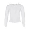Urban Classics Girls Short Ribbed Long-Sleeved T-Shirt