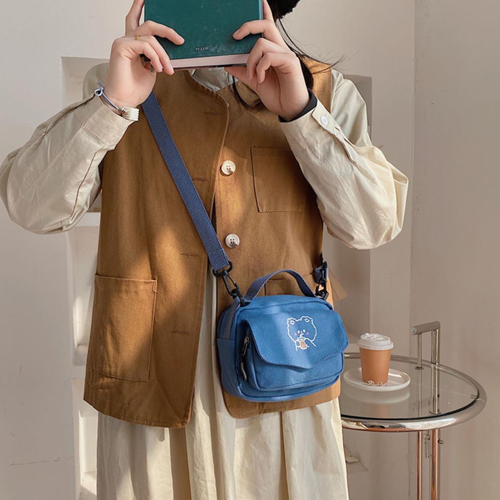 Japanese Harajuku Ita Bag for Women Canvas Itabag High School Girls Uniform JK Crossbody Shoulder Bag