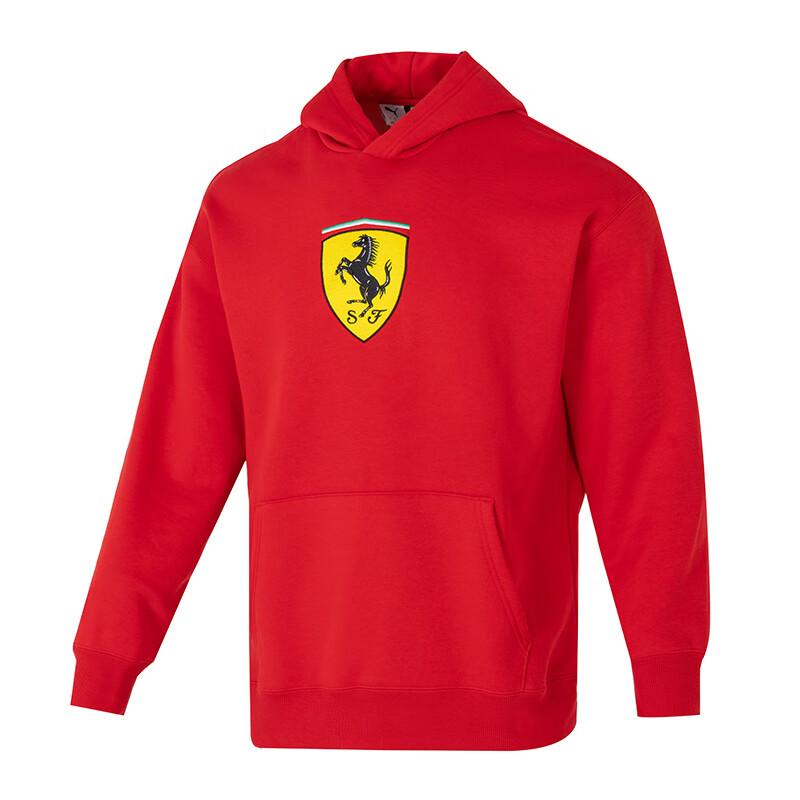 

Puma X Ferrari Fashionable Simple Comfortable Warm Hoodie Men hoodies Red 630192-02 S