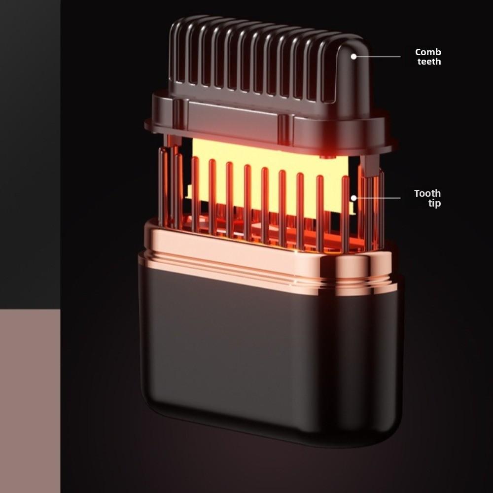 Double Anti-Scald Cordless Mini Straightener Rechargeable Electric Hair Brushes Hot Comb  Styling