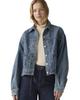 Levi's Denim Jacket Balloon Sleeve Trucker Jacket Women's 003NQ-0003 US L