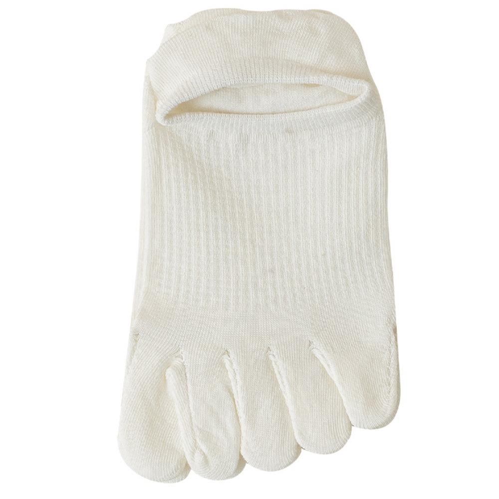 

Однотонные впитывающие пот носки, хлопковые эластичные мужские носки с пальцами, невидимые короткие носки до щиколотки