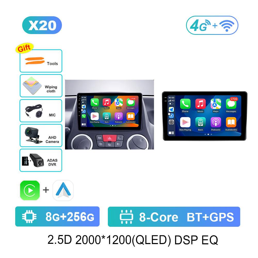 Car Radio Andoird 14 Intelligent System For Fiat Panda 169 2003 - 2012 Autoradio DVD 4G LTE 2 DIN Stereo BT Multimedia DSP