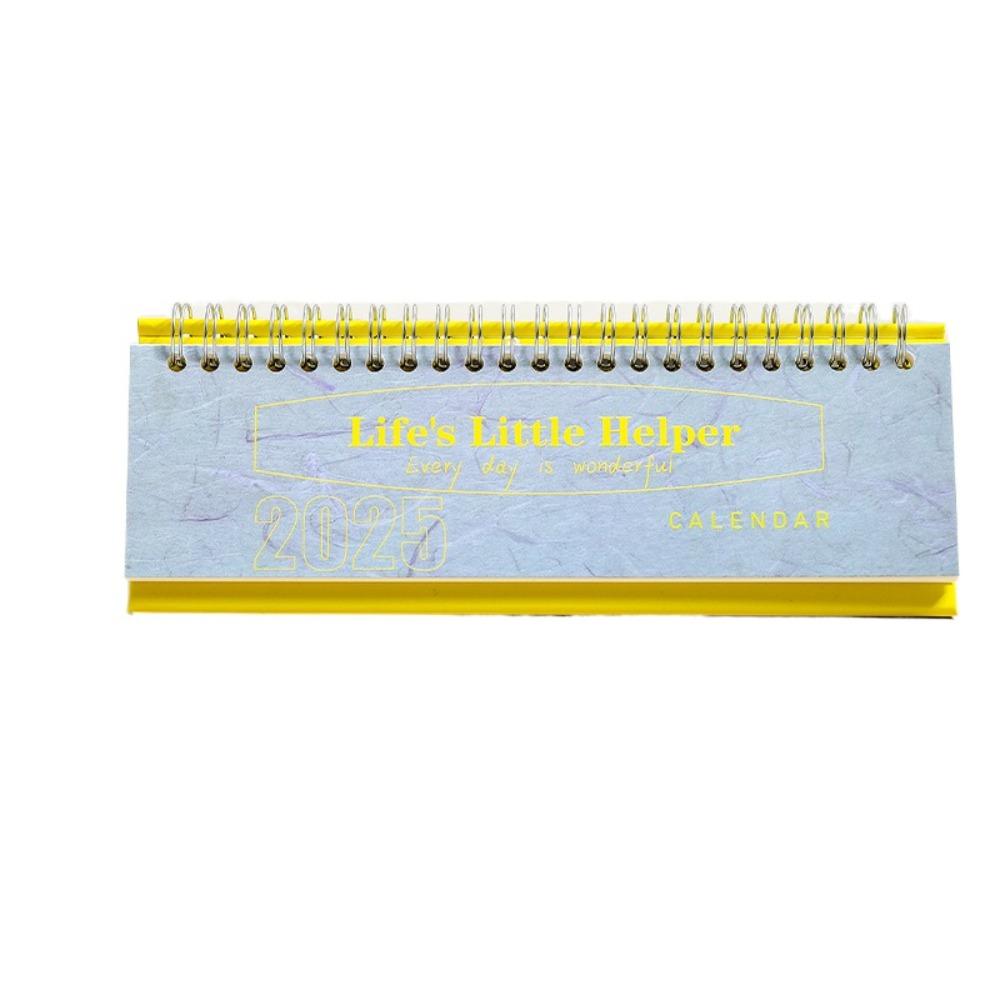 

2Pcs Retro Color Cover Mini Desk Calendar Comprehensive Memo Calendar Home синий