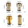 Practical 3/4Inch Garden Hose Male Thread Quick Connection Adapters Stainless Steel Tap Fitting for Sprinklers and Hoses