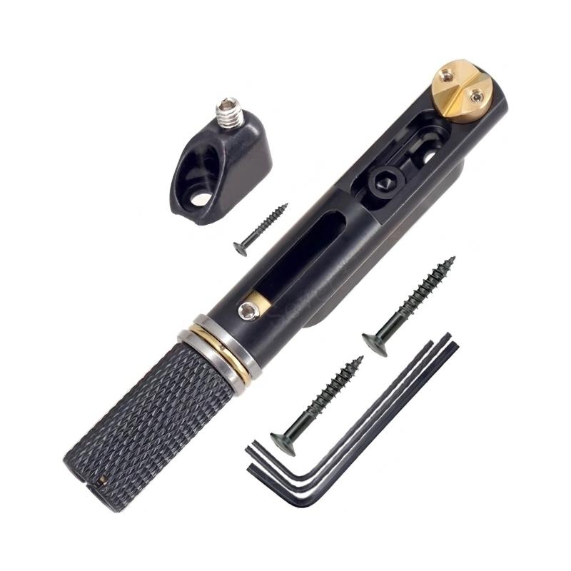 Zincs Alloys Guitar Saddles Bridge For Headless Guitar Stable Performances Easyly Installation Durable Brass Hardware