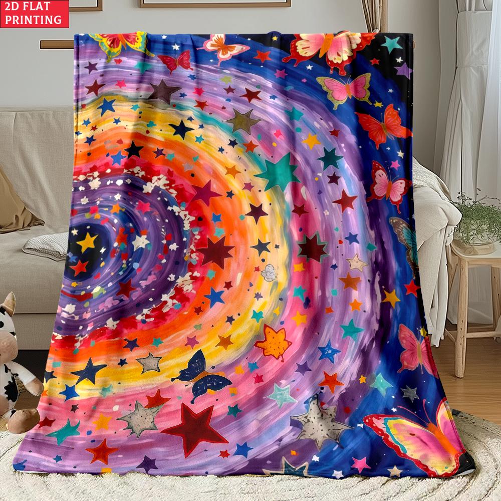 

Animal flannel thin Blanket blanket Picnic Bed Sofa Blankets Family Bedroom Children s Room Napping blankets fluffy 130x150cm